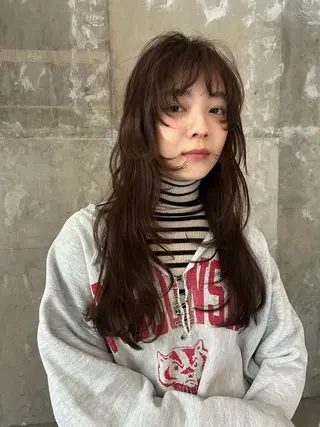ロング カラー パーマ [Eurica] muaのヘアスタイル