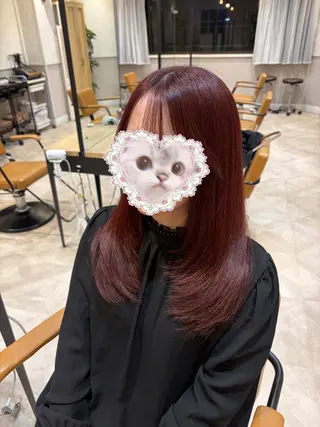 セミロング 小川 ルミナのヘアスタイル