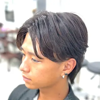 パーマ メンズ 🎩刈り上げ特化🎩 渡邉太耀のヘアスタイル