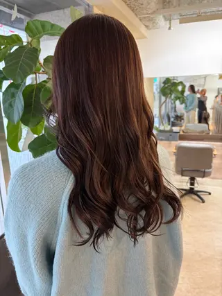 カラー カットモデル unaのヘアスタイル