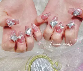 ネイル 🎀Luvia ワンホンネイル💫のネイルデザイン