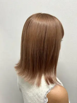 ミディアム イノクチ マコト髪質改善カラーのヘアスタイル