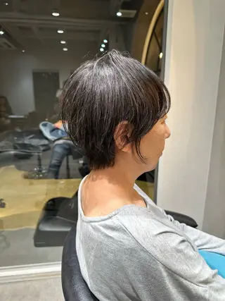 ショート 縮毛矯正/レイヤー taiga🧡のヘアスタイル