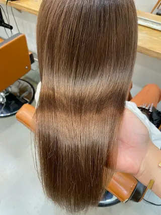 セミロング navile momoのヘアスタイル