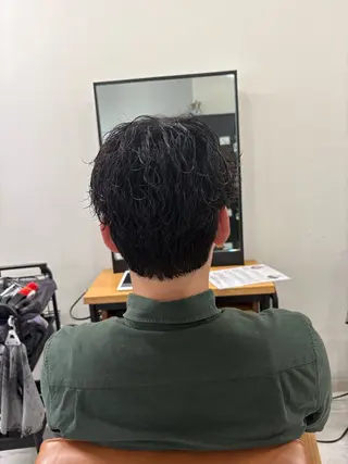 パーマ メンズ 下北沢メンズパーマ 特化園田 楓莉のヘアスタイル