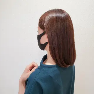 ミディアム パーマ 美髪⭐︎髪質改善 井上　康司のヘアスタイル