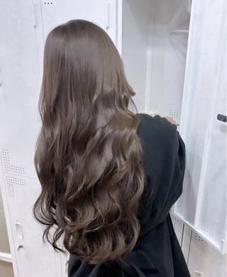 ロング カラー ヘアアレンジ かこ🦋🫧 / モデル募集中のヘアスタイル