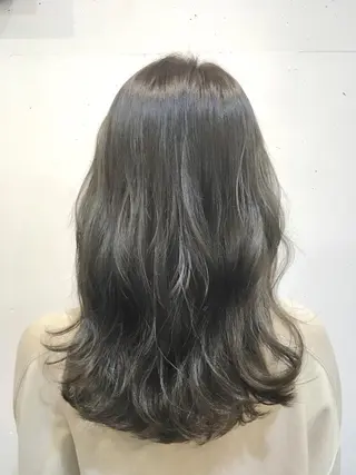 セミロング カラー yoshi ☆のヘアスタイル