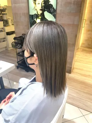ミディアム カラー 小野寺 もものヘアスタイル
