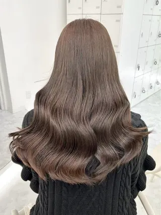 ロング カラー 韓国っぽ×透け感🪽 Fumi 🤍のヘアスタイル