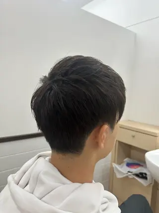 ミディアム メンズ トミオカ ⸌⍤⃝⸍のヘアスタイル