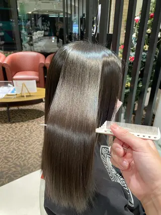 セミロング 中野 竜介のヘアスタイル