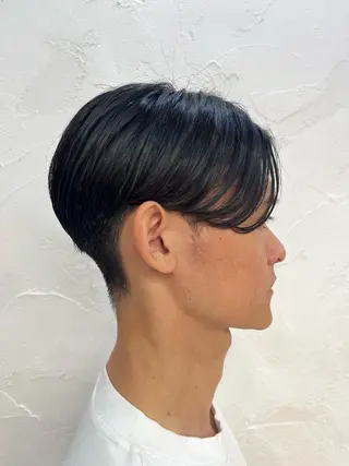 メンズ ゆづき:ショート・透 明感カラー特化のヘアスタイル