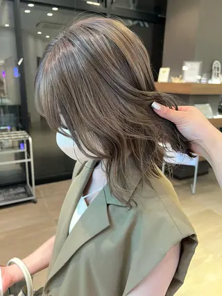 ミディアム カラー 🎀女性専門サロン RION🌸のヘアスタイル