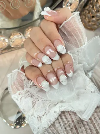 ネイル 24時まで❤︎韓国、 ワンホンネイルのネイルデザイン