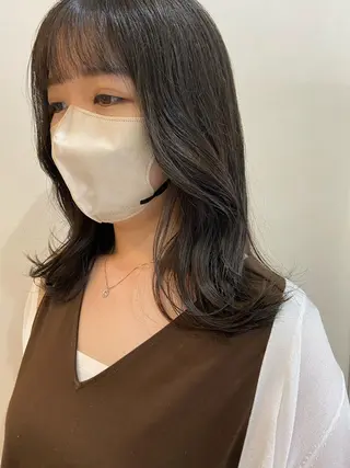 ロング ボブ/透明感カラー 🧸YUI❤️のヘアスタイル