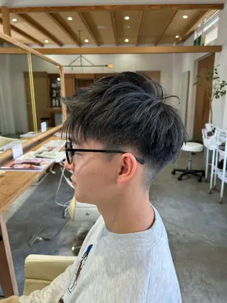 ショート メンズ 佐藤 悠生 メンズパーマ.カットのヘアスタイル