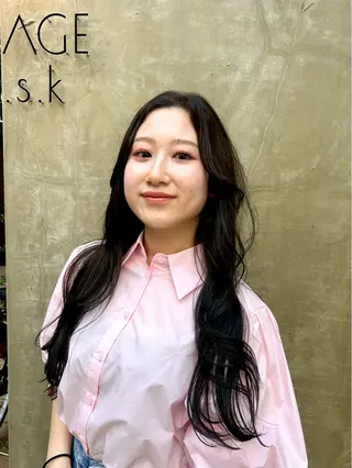 ロング カラー ブリーチ/ヘアセット 🪞🌙minamiのヘアスタイル