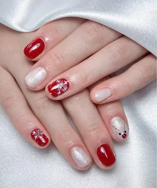 ネイル Aura  Nail 長さだし/パラジェルのネイルデザイン