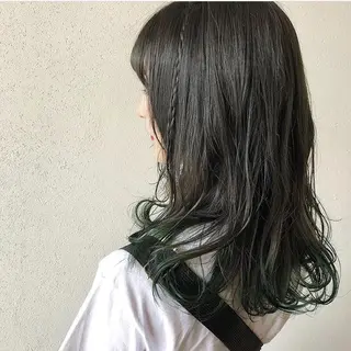 ロング 岩下昂世/ ハイトーン/デザインのヘアスタイル