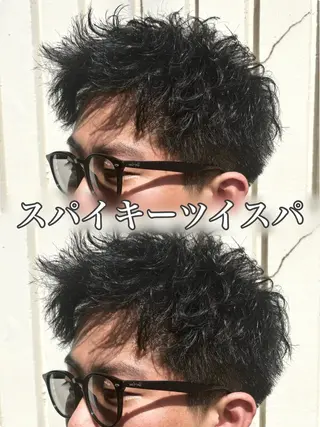 ショート パーマ メンズ メンズパーマ/新潟駅 NOBUTA🔥のヘアスタイル