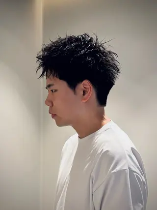 ショート パーマ メンズ メンズショート 丸山 航輝のヘアスタイル