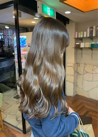 ロング カラー 矢野 晃平のヘアスタイル