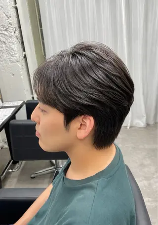 ミディアム パーマ メンズ いちかわ ことねのヘアスタイル