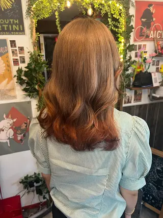 セミロング カラー カラーパティシエ facce🌼ikoのヘアスタイル