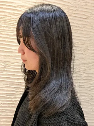 ロング 鎌田 流沙奈のヘアスタイル