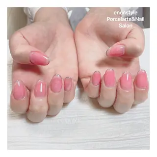 ミディアム ネイル 🐾enen style 🐾のネイルデザイン