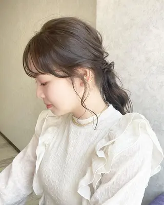 ロング カラー ヘアアレンジ ひなの .のその他イメージ