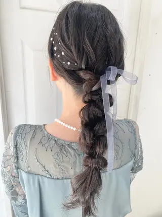 ヘアアレンジ uros.中目黒 moekaのヘアスタイル