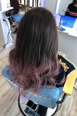 ロング カラー 白井 つづりのヘアスタイル