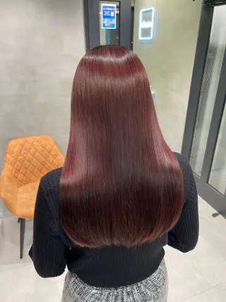 ロング カラー うる艶カラー 顔周りカット♡ikuのヘアスタイル