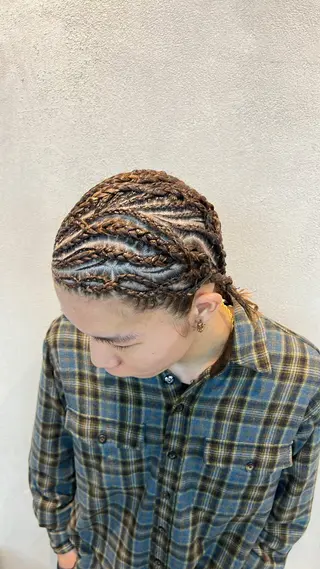 ヘアアレンジ メンズ 水野 明羽のヘアスタイル