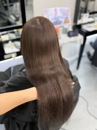ロング 𝙃𝘼𝙍𝙐🎀 韓国×エクステのヘアスタイル
