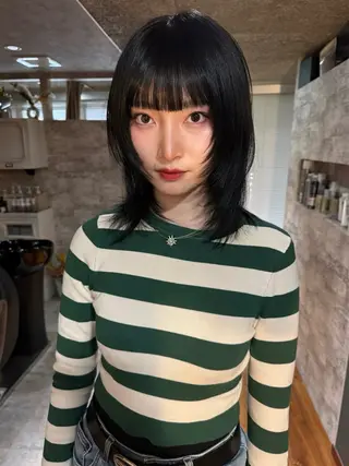 ミディアム カラー mai / linoah˚✧のヘアスタイル