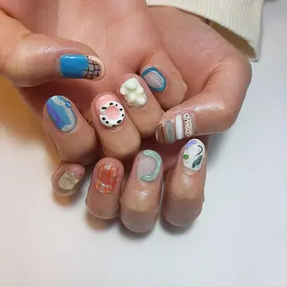 ネイル 平尾駅前/持込み専門 /owlnailのネイルデザイン