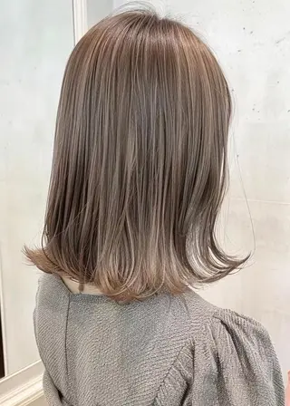 ミディアム 【白髪ぼかし特化】 お悩み改善/深川諒のヘアスタイル