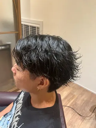 パーマ メンズ 宇井 海翔のヘアスタイル