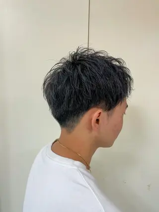 ミディアム ヘアアレンジ メンズ 🔮メンズ縮毛矯正 メンズパーマ💎竹永のヘアスタイル