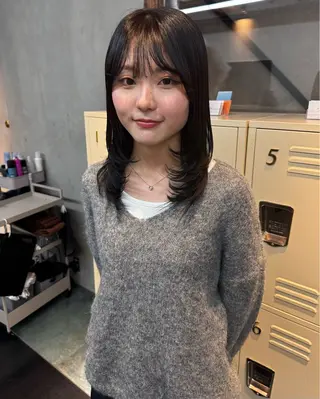 カラー たけかわ みちのヘアスタイル