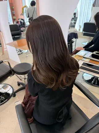 セミロング 似合わせ/髪質改善 /Bonheur京介のヘアスタイル