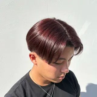 ショート カラー メンズ 久保 日菜奏のヘアスタイル