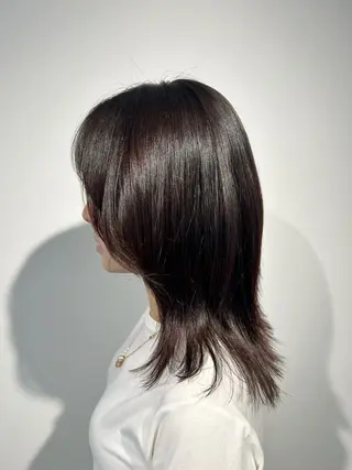 ミディアム カラーアンドケアリタ kitamuuuのヘアスタイル