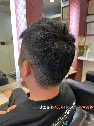 ショート メンズ 織田 英之のヘアスタイル