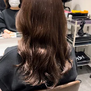 セミロング パーマ マトリ コウジのヘアスタイル
