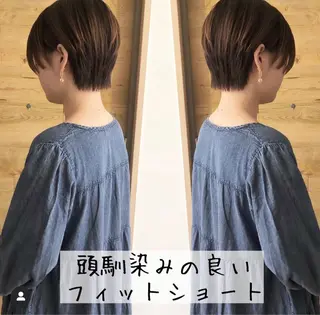 ショート カラー テトネ タカシのヘアスタイル