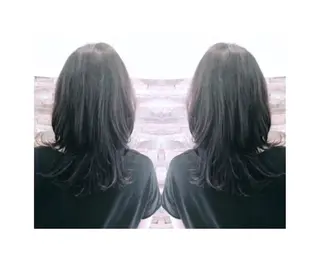 セミロング カラー kohatsu こはっちゃんのヘアスタイル